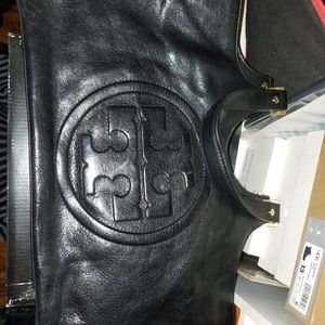 Tory Burch leather black hand bag